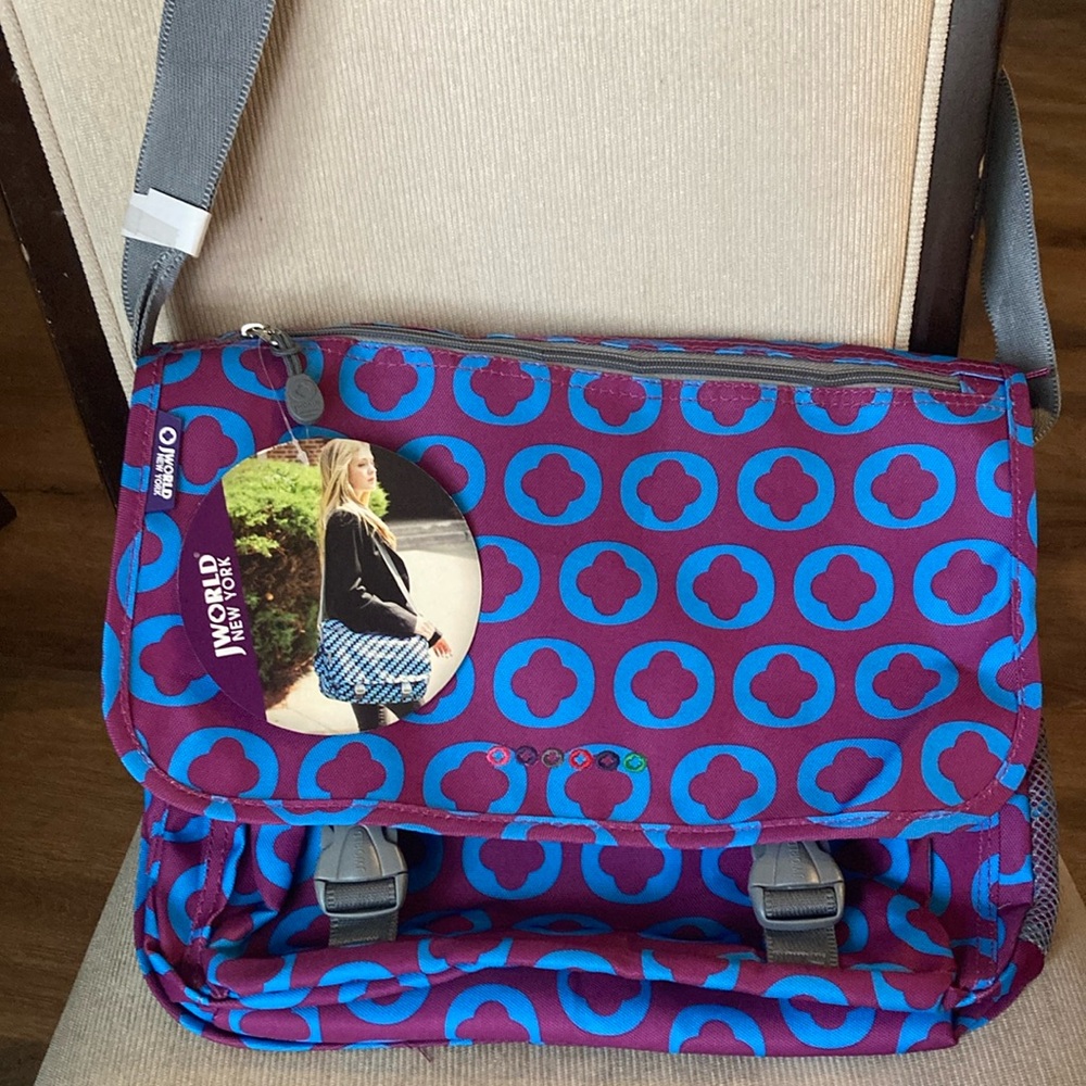 Colorful Patterned Messenger Bag